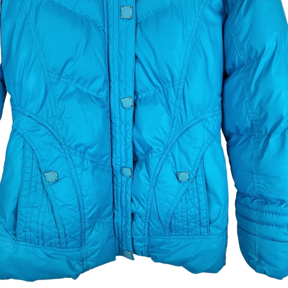 Adidas blue puffer jacket size L - Picture 3 of 11